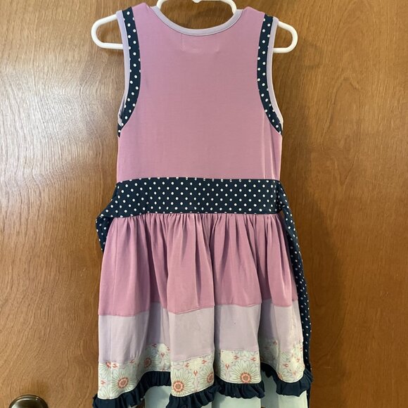 Matilda Jane "The Pier Dress" Good Hart Collection Girls Size 6 Sleeveless EUC - Picture 2 of 5